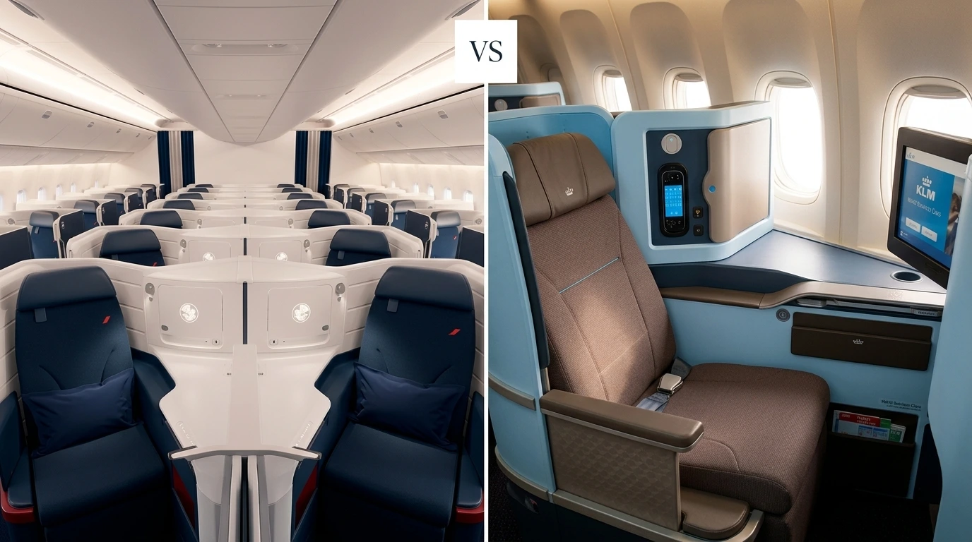Air France vs KLM Business Class