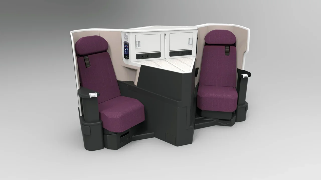 Japan Airlines business class seat