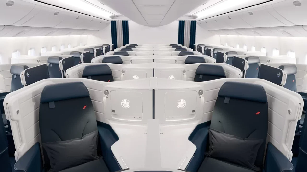 Air France business class seat