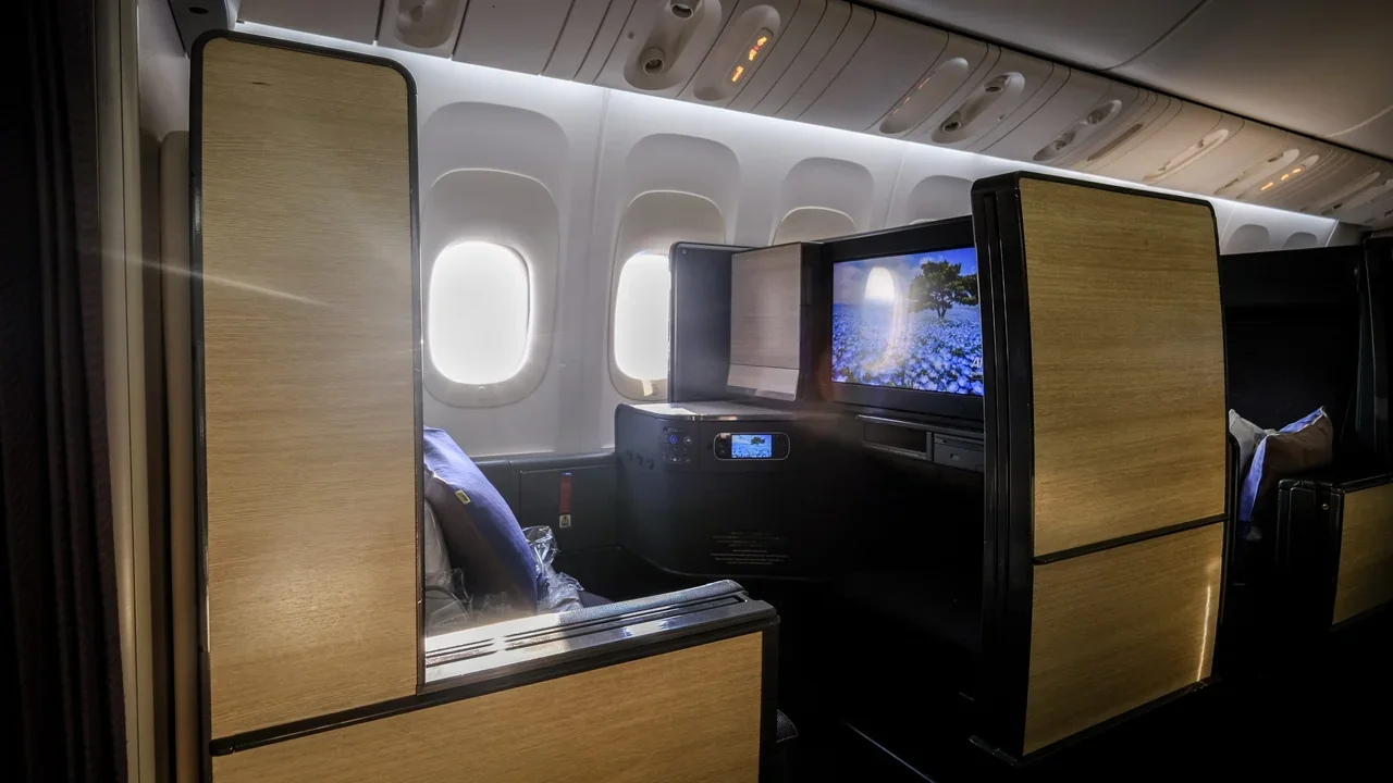 ANA business class seat