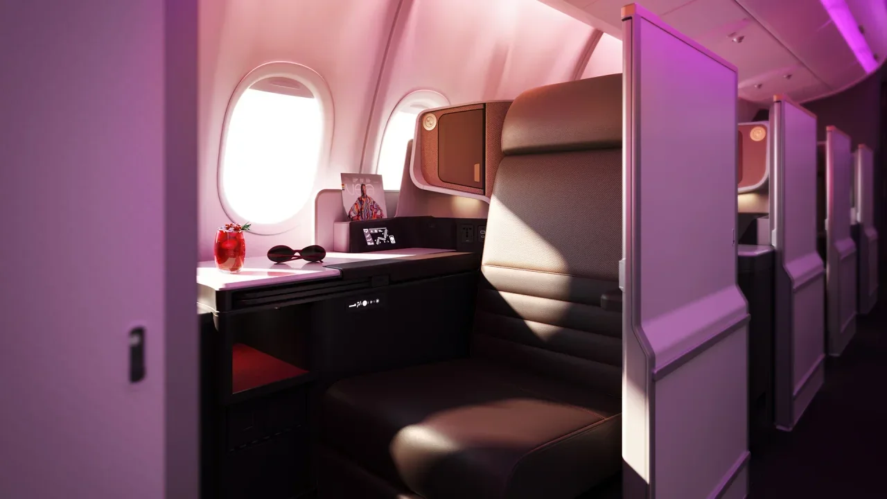 Virgin Atlantic business class seat