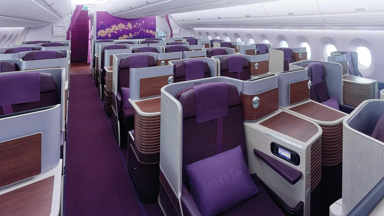 Thai Airways business class seat