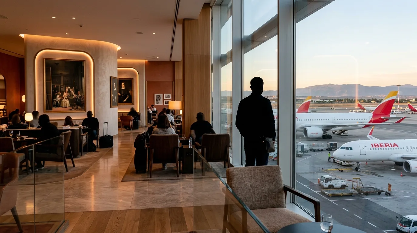 Iberia Velázquez Lounge at Madrid Barajas airport