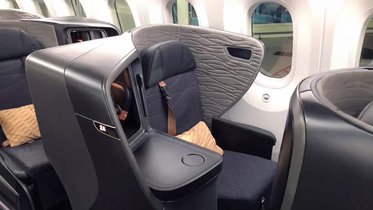Turkish Airlines business class seat