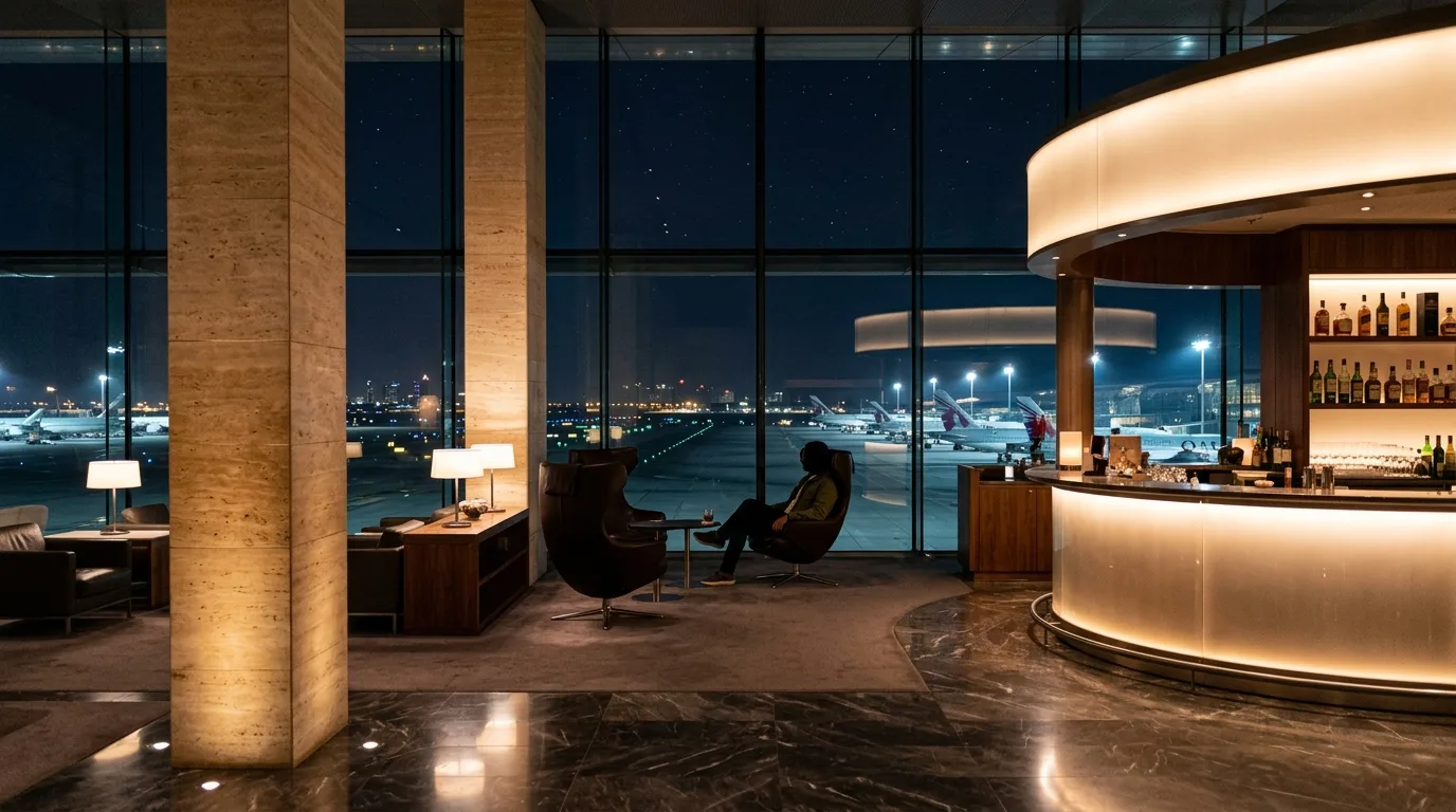 Qatar Airways Al Mourjan Business Lounge in Doha