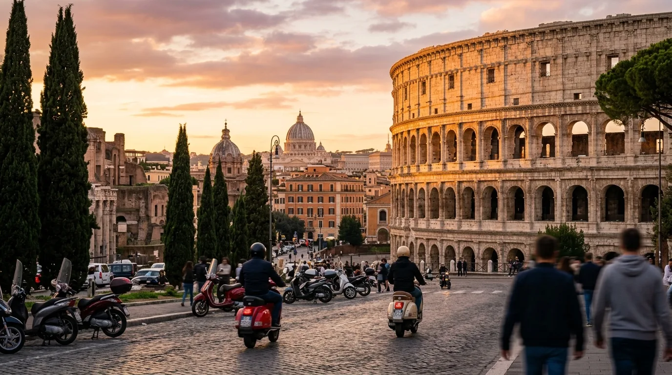 Business Class to Rome from the US