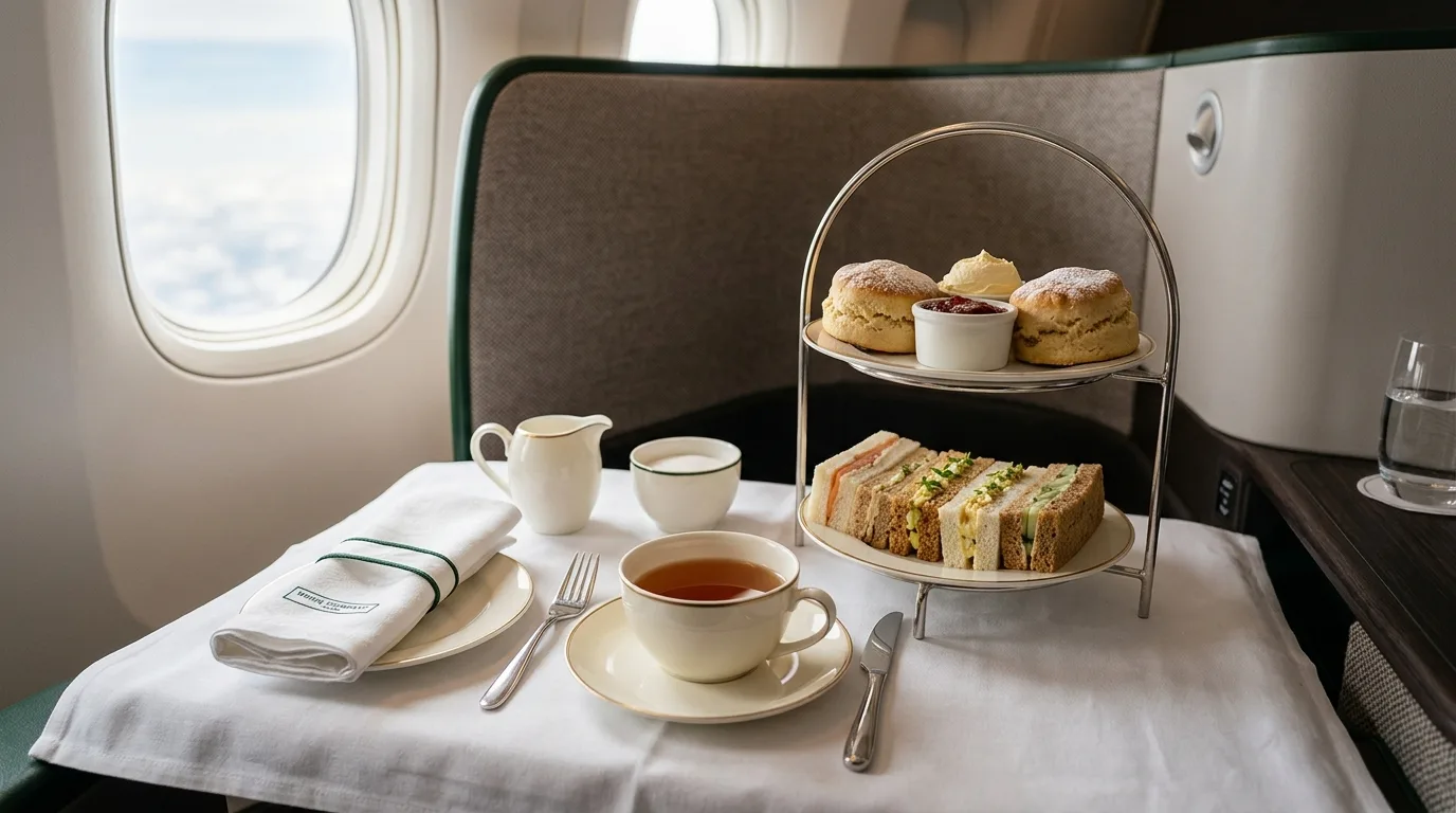 Business class dining comparison