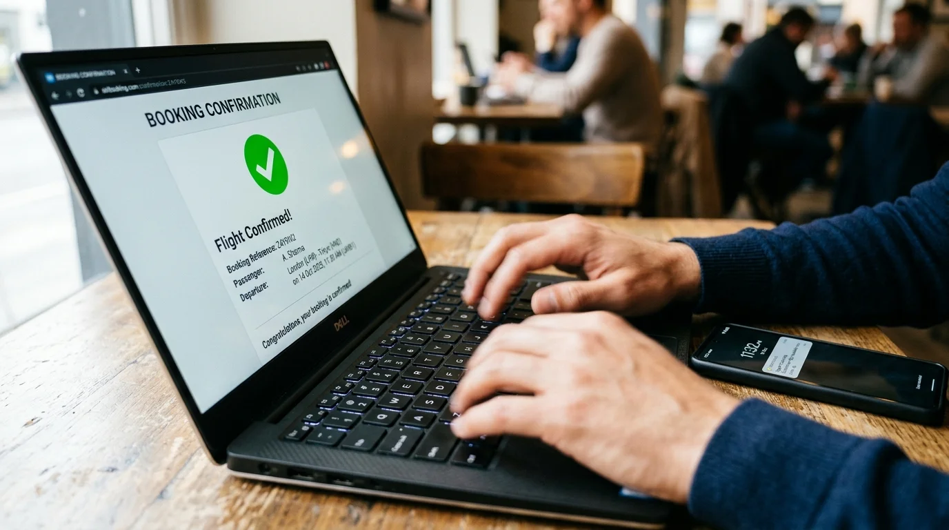 Booking a flash sale quickly — speed matters