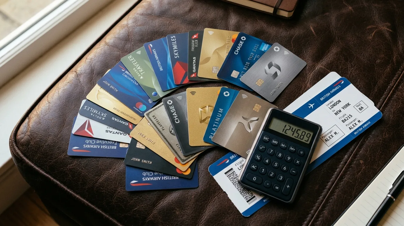 Airline loyalty cards and points strategy