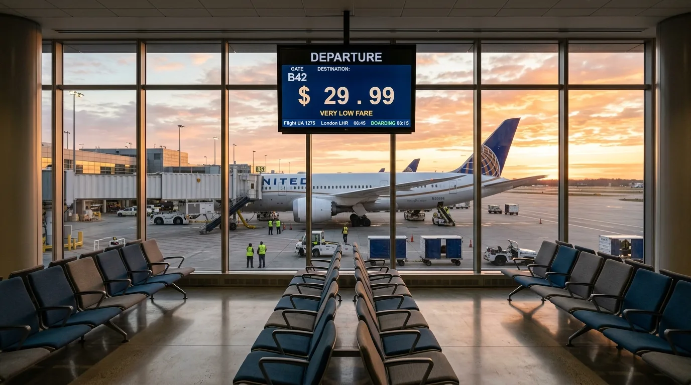 Business class fare drop at airport gate