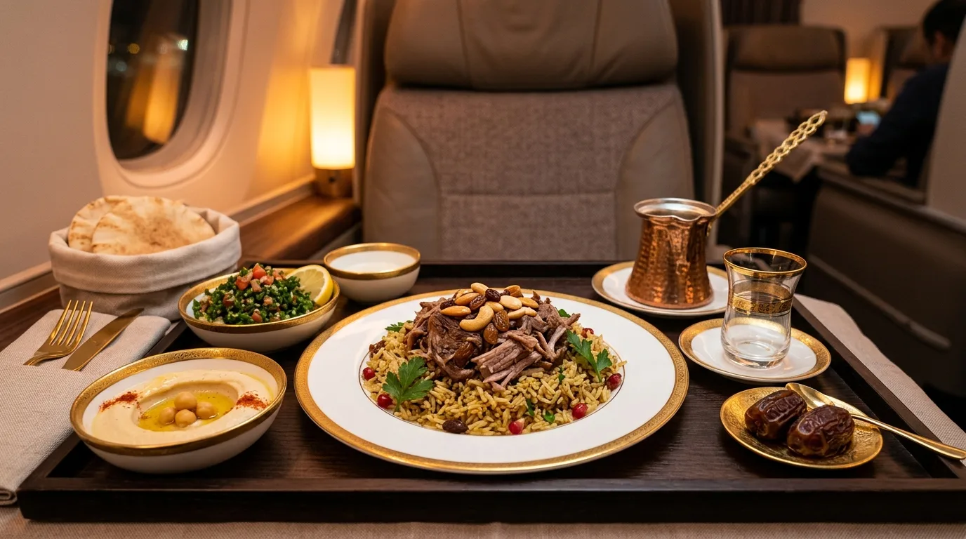 Business class dining experience — Japan Airlines Business Class Review: Sky Suite III