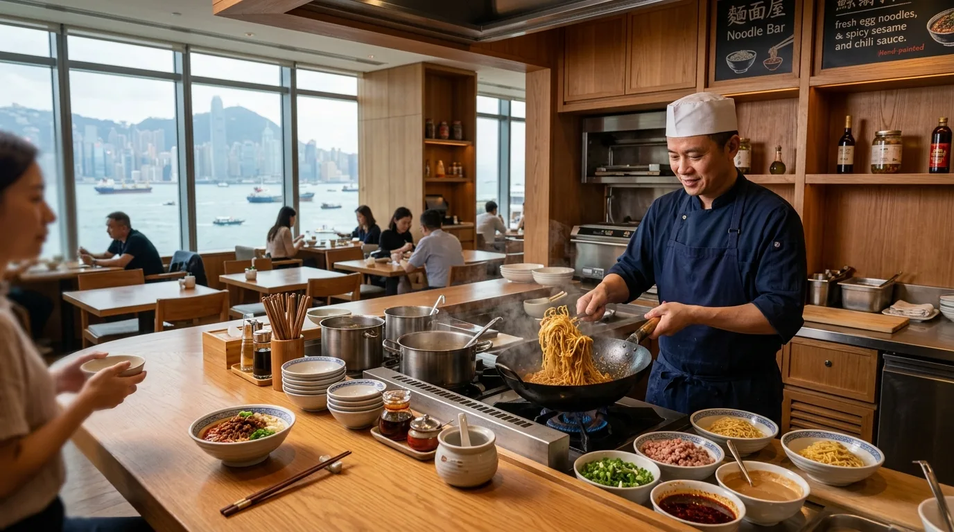 Premium airport lounge — LAX to Hong Kong Business Class Guide