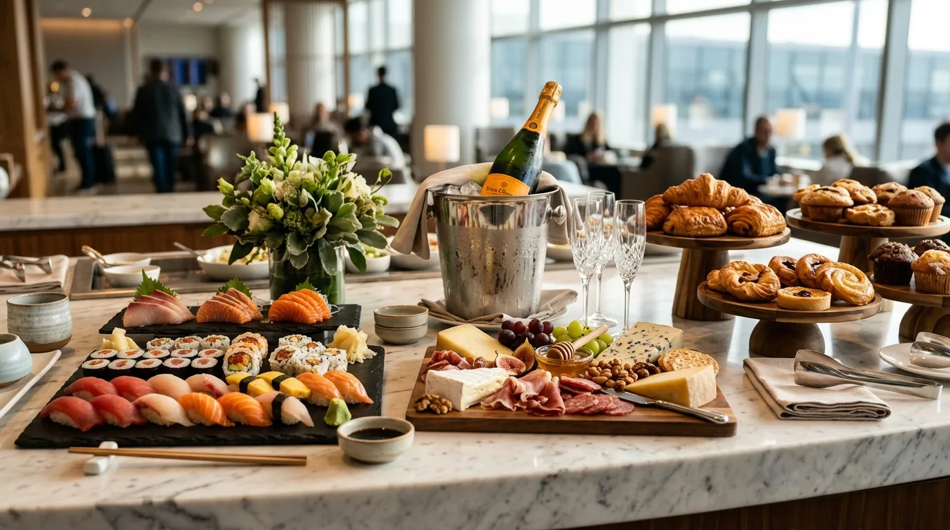 Business class dining comparison