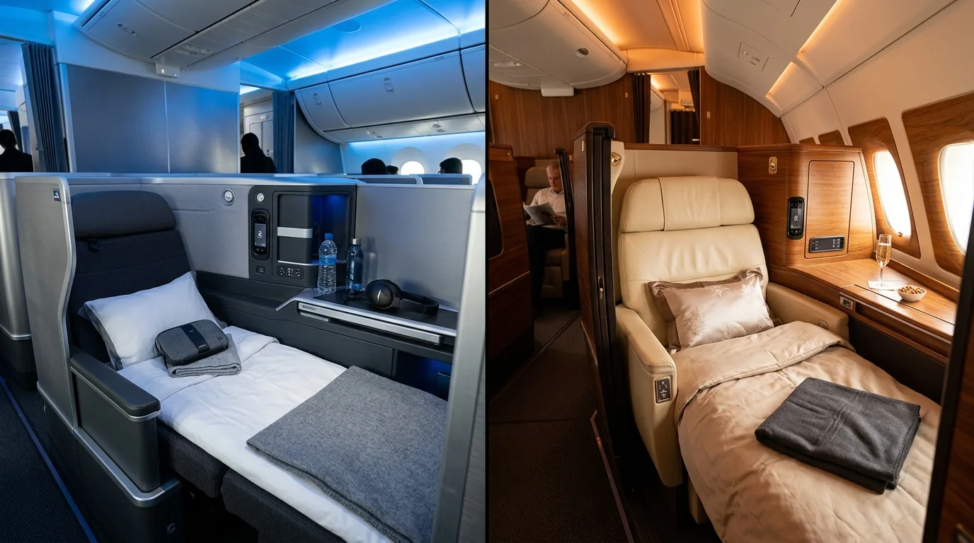US Carriers vs International: Business Class Showdown