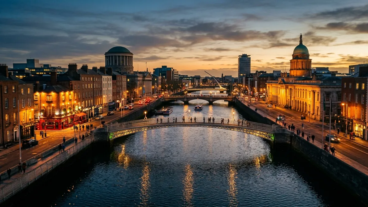 Business class travel from Boston to Dublin