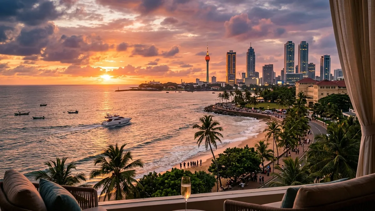 Business class travel from New York to Colombo