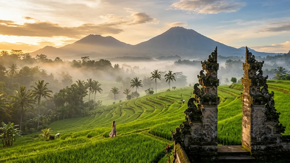 Business class travel from Los Angeles to Bali