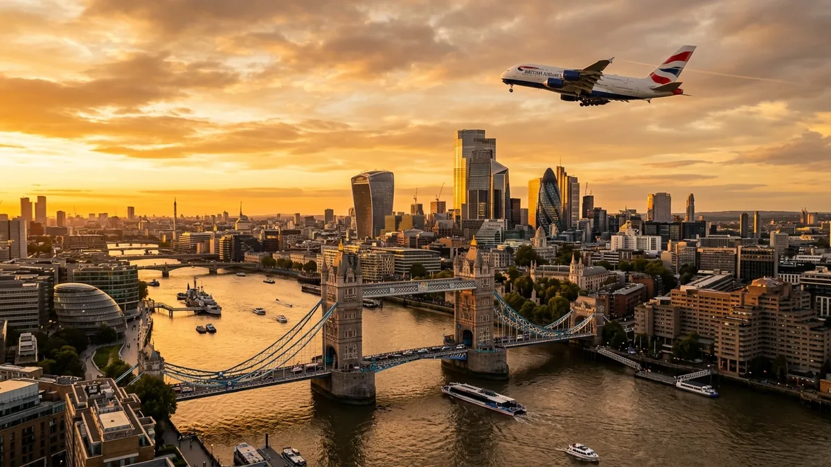 Business class travel from Miami to London