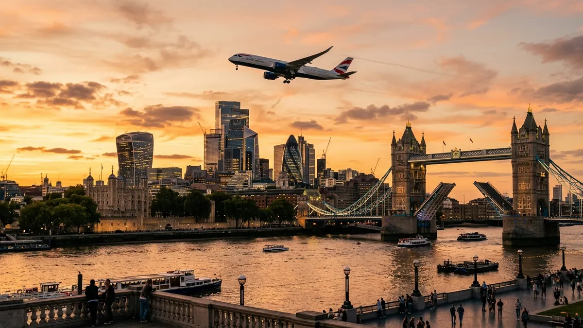 Business class travel from Chicago to London