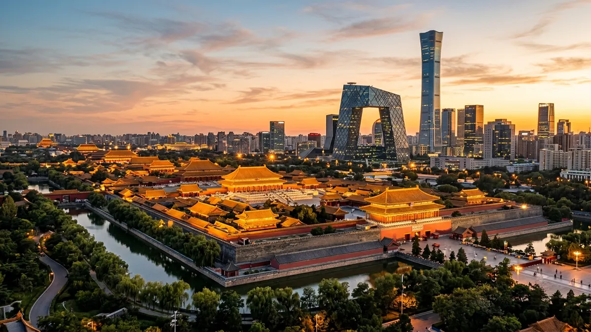 Business class travel from Chicago to Beijing