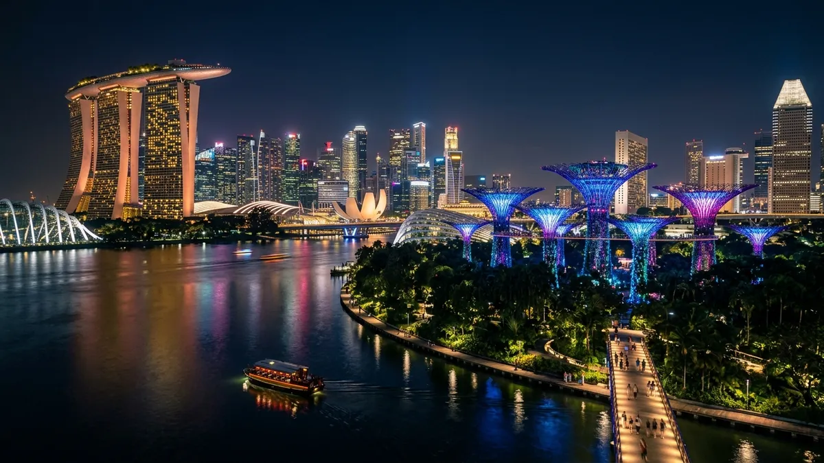 Business class travel from San Francisco to Singapore
