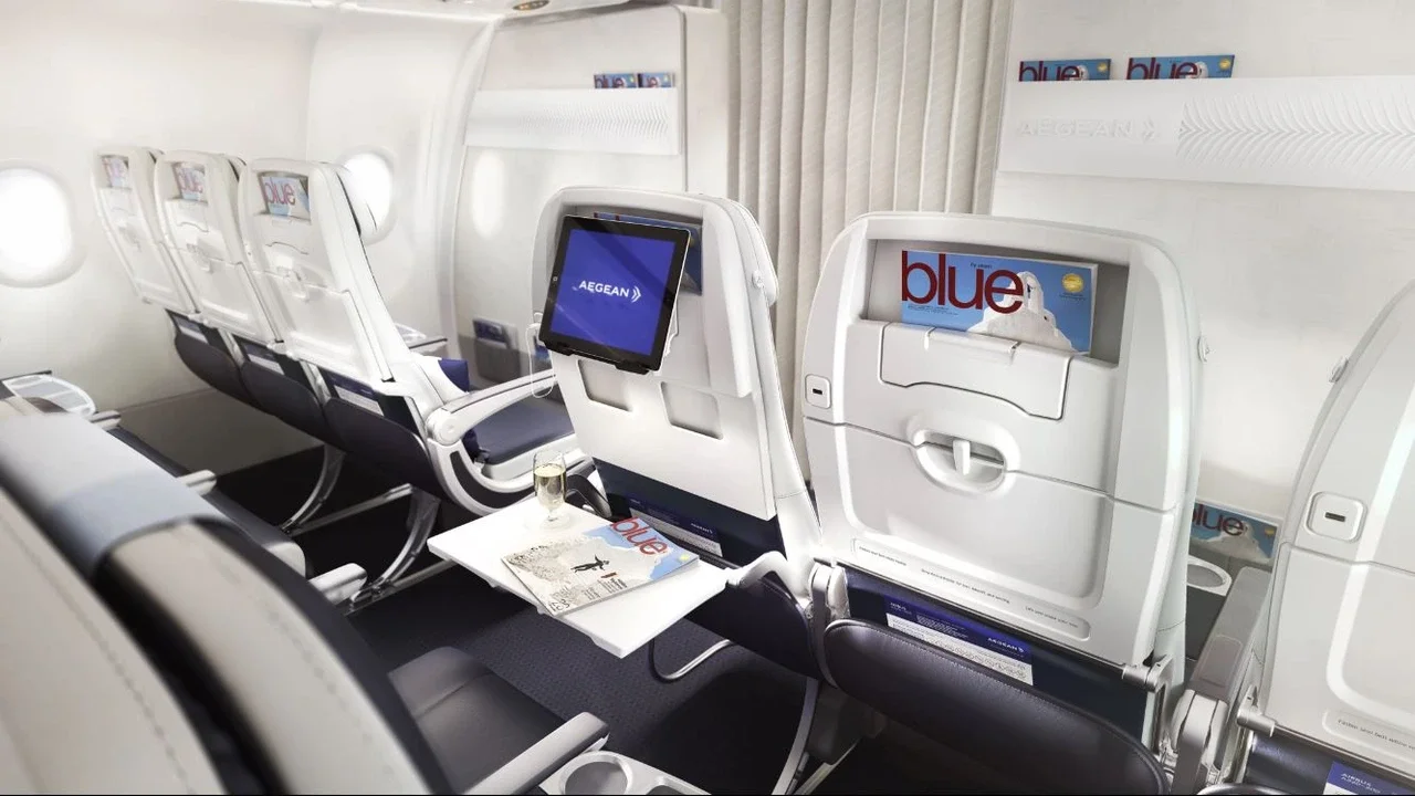 Aegean Airlines Cabin Interior