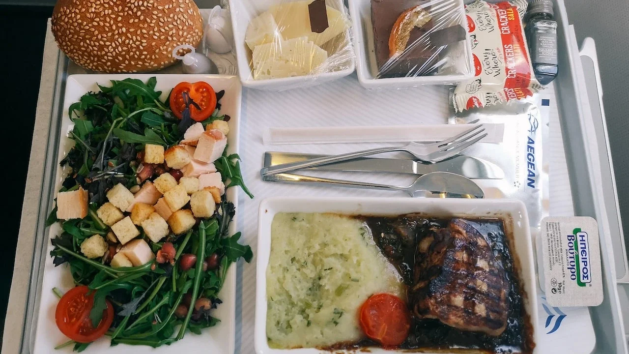 Aegean Airlines Dining Experience