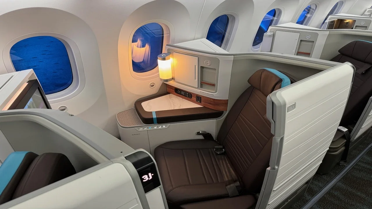 Alaska Airlines Business Class Seat