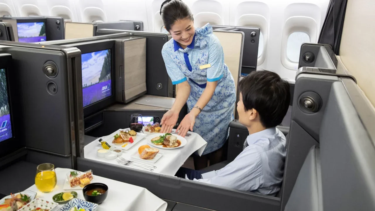 ANA (All Nippon Airways) Dining Experience