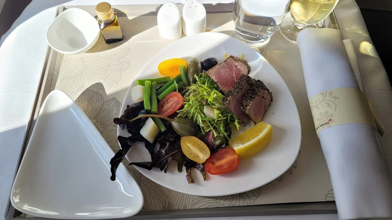 Asiana Airlines Dining Experience