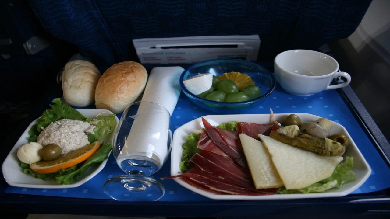 Croatia Airlines Dining Experience