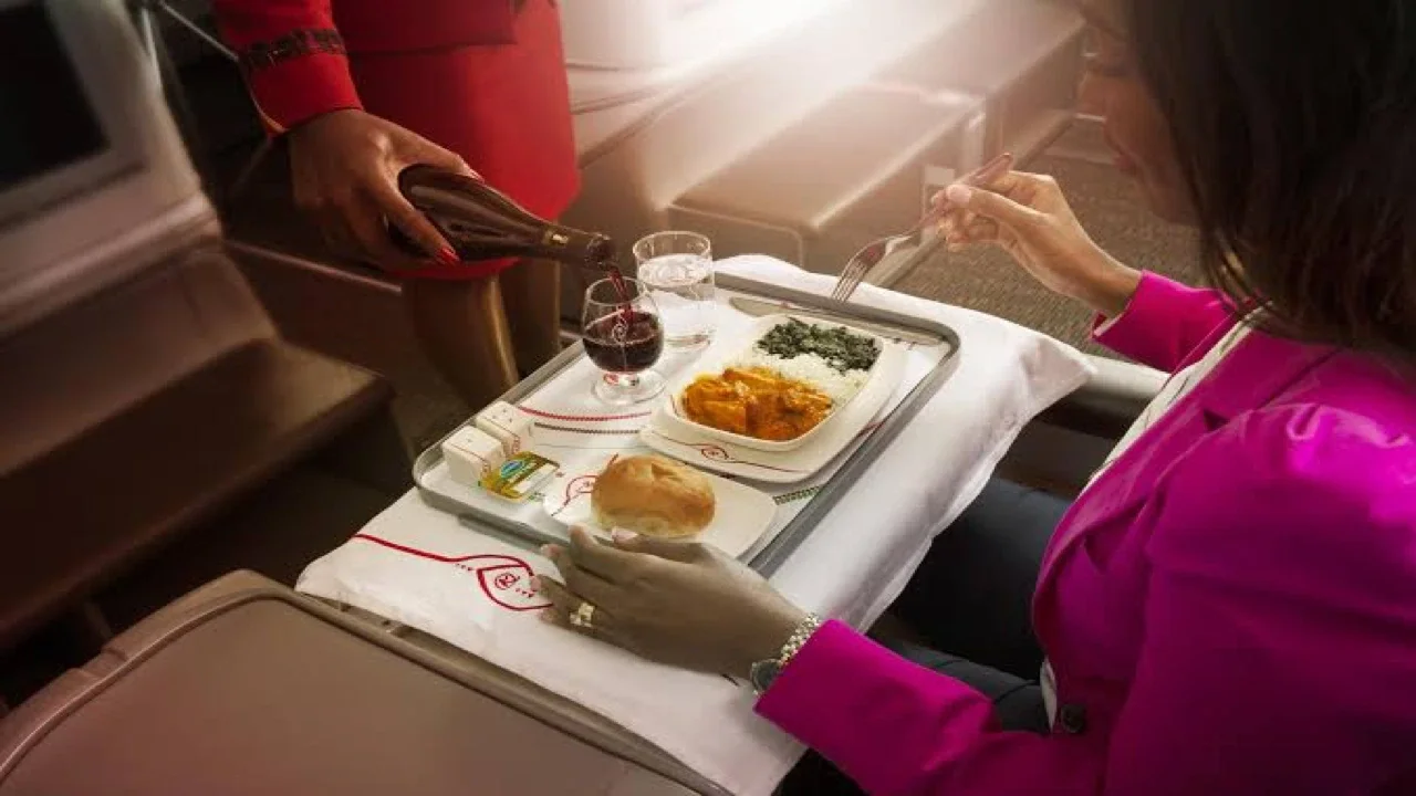Kenya Airways Dining Experience