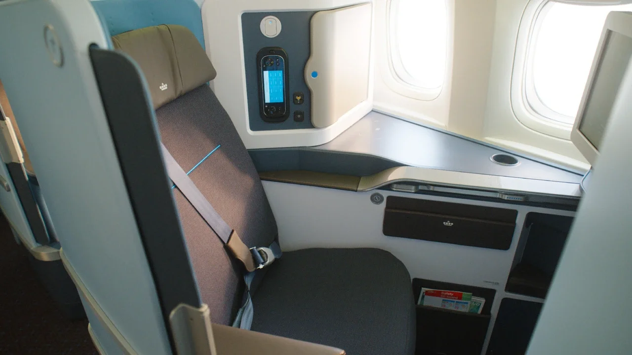 KLM Royal Dutch Airlines Business Class Seat