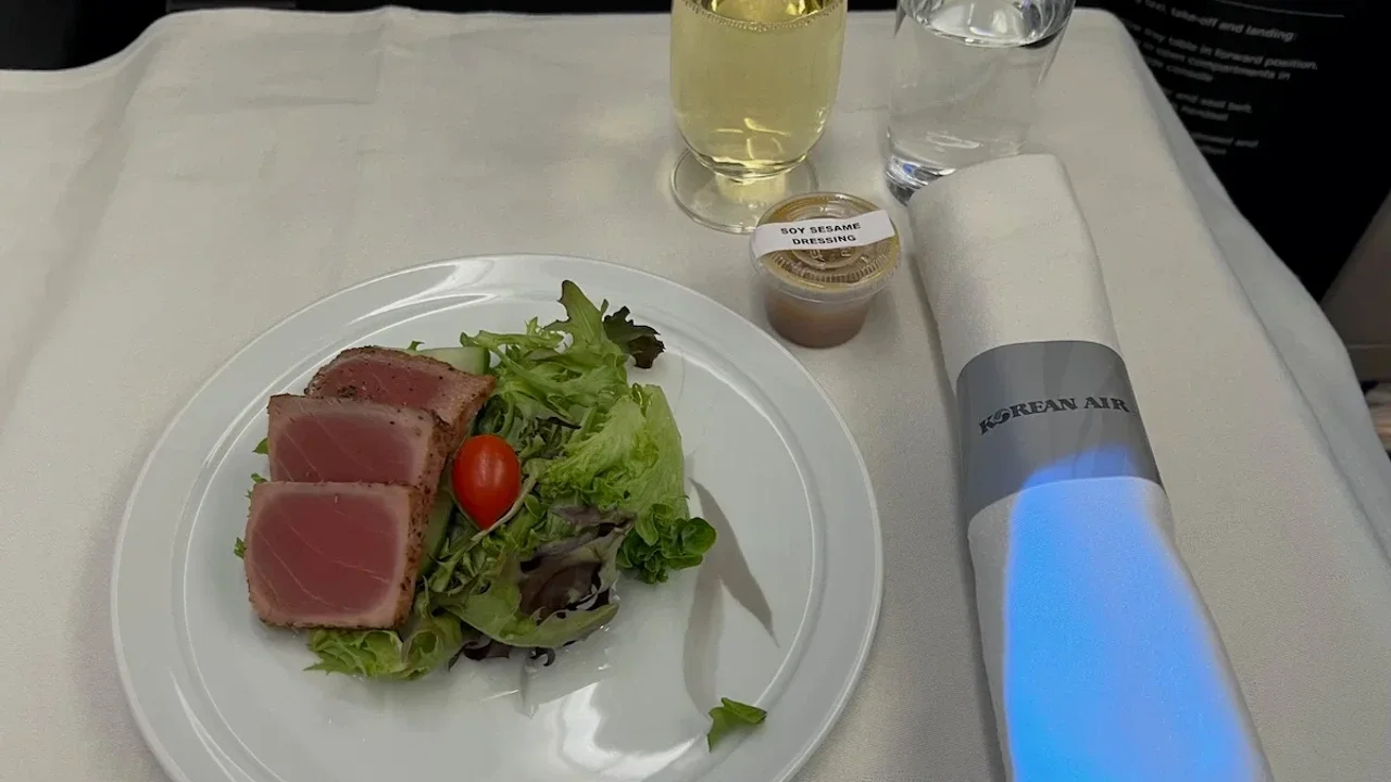 Korean Air Dining Experience
