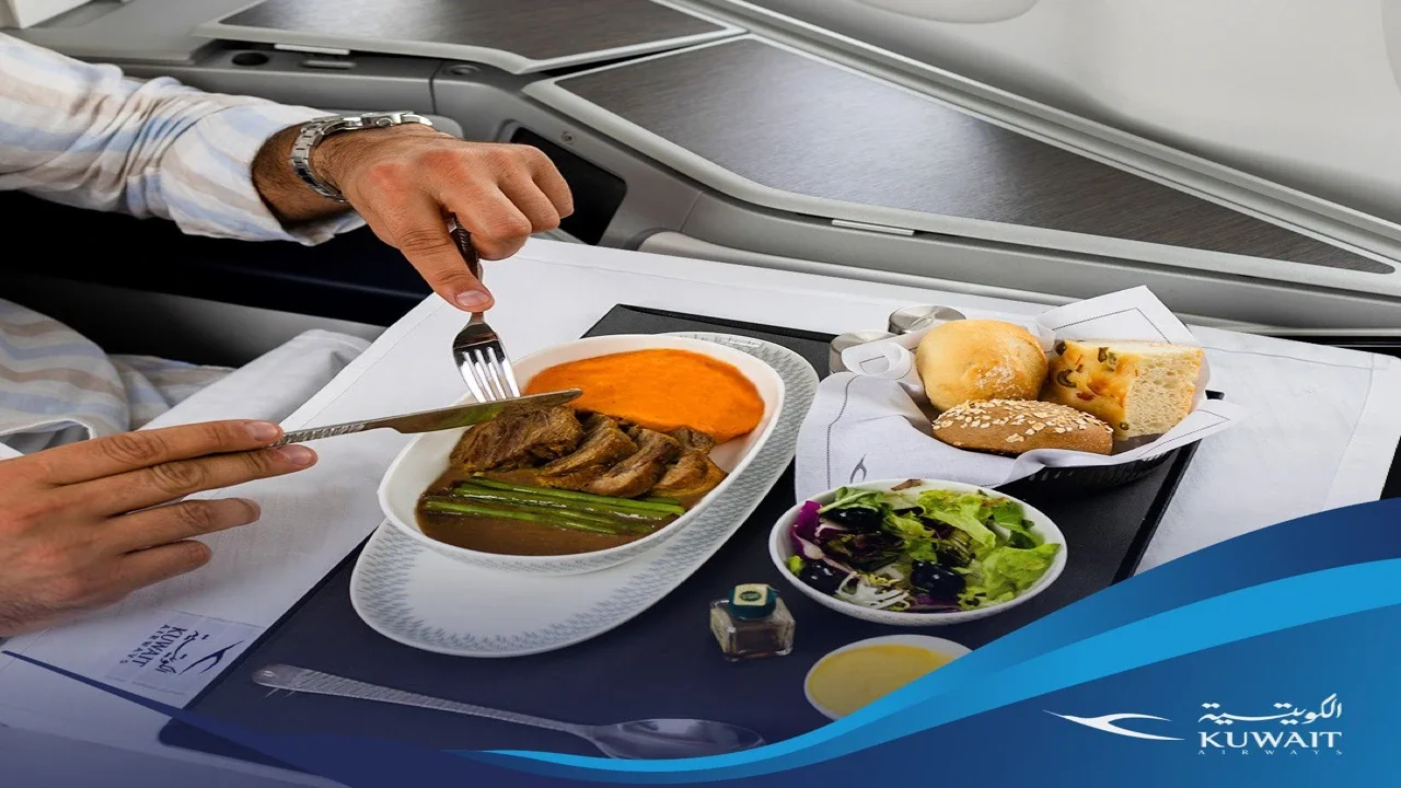 Kuwait Airways Dining Experience