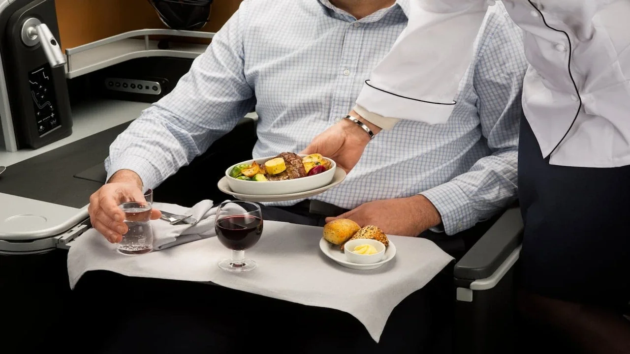 SAS Scandinavian Airlines Dining Experience
