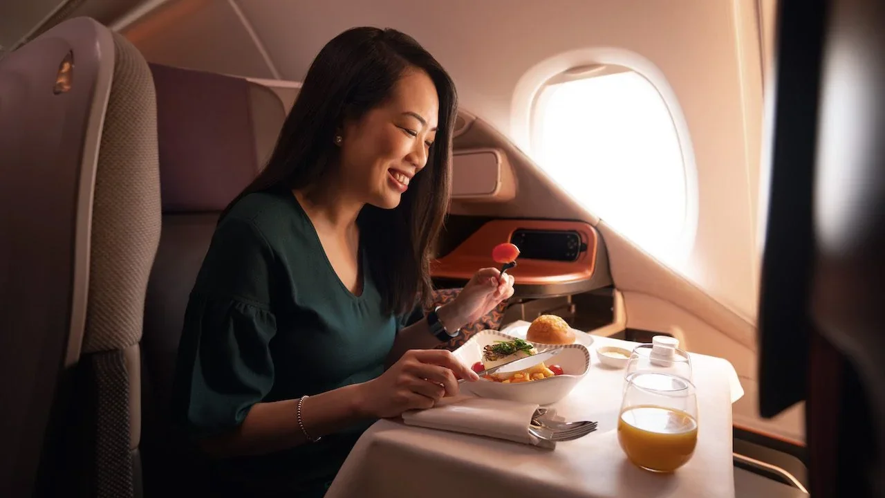 Singapore Airlines Dining Experience