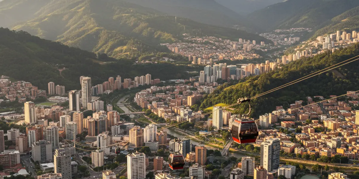 Medellín valley cityscape