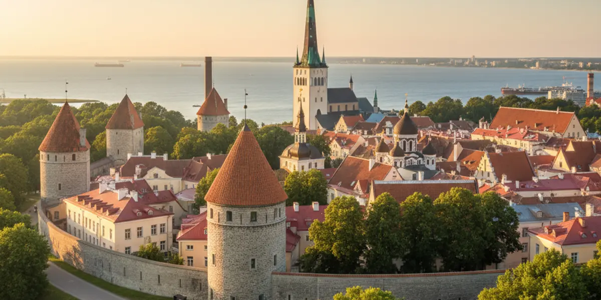 Tallinn medieval old town
